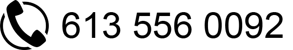 Call us: 613 556 0092